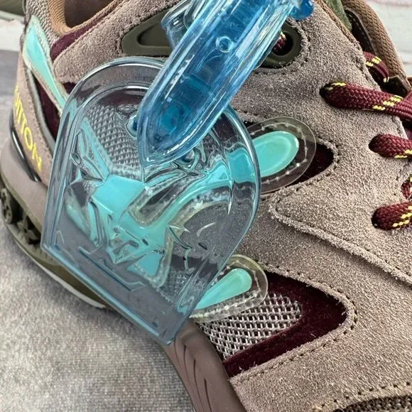 Louis Vuitton Maroon and Aqua Sneakers